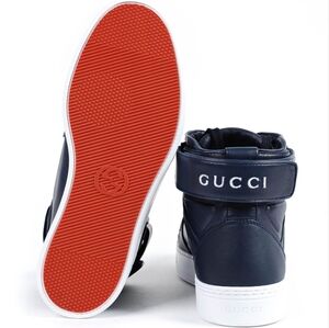 Gucci High-Top Strap Sneakers